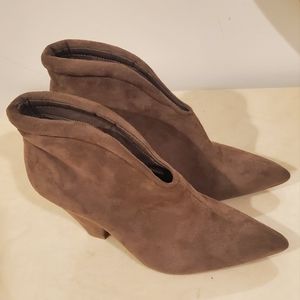 Wild Diva Brown Ankle Boots